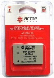 Фото аккумуляторной батареи AcmePower DB-L40