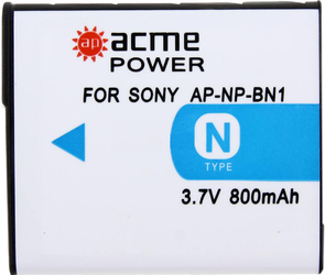 Фото аккумуляторной батареи AcmePower AP-NP-BN-1