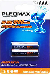 Фото аккумуляторной батарейки Samsung Pleomax HR03-2BL 1000 mAh