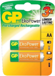 Фото аккумуляторной батарейки GP 100AAHCBEP-CR2