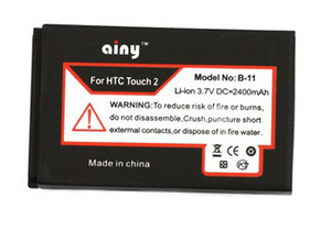 Фото аккумулятора HTC Touch2 T3333 (повышенной емкости)