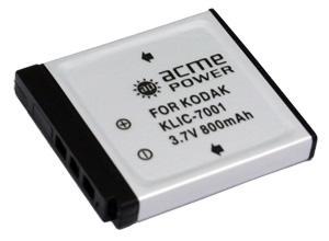 Фото аккумулятора Kodak V610 AcmePower KLIC-7001