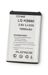 Фото аккумулятора LG KS660