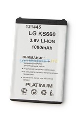 Фото аккумулятора LG KM555E