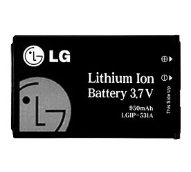 Фото аккумуляторной батареи LG LGIP-531A