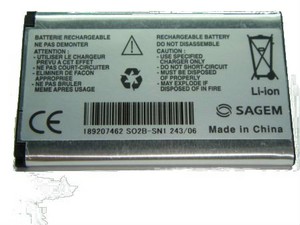 Фото аккумулятора Sagem MY-700X