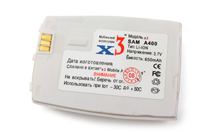 Фото аккумулятора Samsung A400