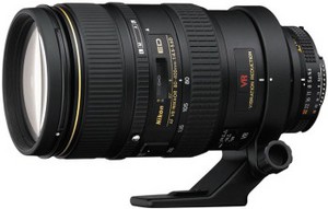 Фото объектива Nikon 80-400mm F/4.5-5.6D ED VR AF Zoom-Nikkor