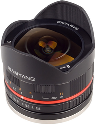 Фото объектива Samyang 8mm F/2.8 UMC Fish-eye for Samsung NX
