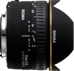 Фото объектива Sigma AF 15mm F/2.8 EX DG Diagonal Fisheye for Pentax