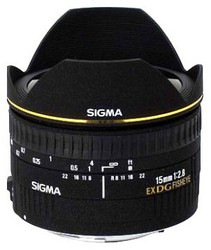 Фото объектива Sigma AF 15mm F/2.8 EX DG Diagonal Fisheye for Sony