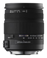 Фото объектива Sigma AF 18-125mm F/3.8-5.6 DC OS HSM Nikon F