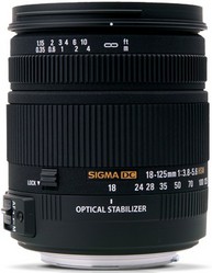 Фото объектива Sigma AF 18-125mm F/3.8-5.6 DC OS HSM Sigma SA