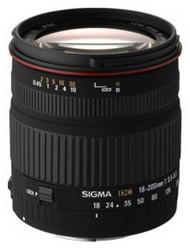 Фото объектива Sigma AF 18-200mm F/3.5-6.3 DC for Canon EF-S