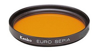 Фото лучевого фильтра KENKO Euro Sepia 58mm