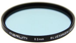 Фото цветного фильтра Marumi BlueHancer Light 62mm