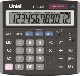 Фото калькулятора Uniel UD-63