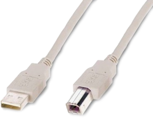 Фото Кабель USB 2.0 AM-BM DIGITUS AK-300102-018-E 1.8m