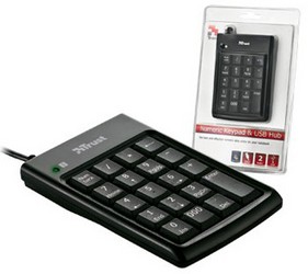 Фото Trust Number Pad&USB Hub KP-1200P