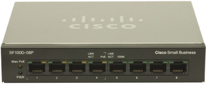 Фото свитча Cisco SF100D-08P-EU