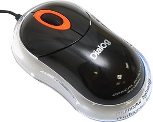 Фото оптической компьютерной мышки Dialog MOK-07BU USB