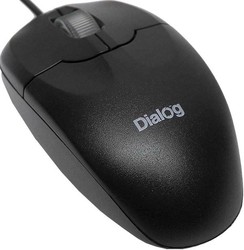 Фото оптической компьютерной мышки Dialog MOP-01BU USB