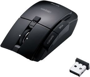 Фото лазерной компьютерной мышки Elecom Obsidian USB