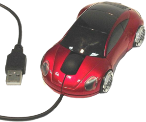 Фото оптической компьютерной мышки Эврика Автомобиль А22 USB