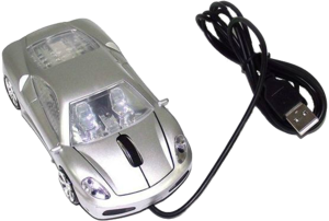 Фото оптической компьютерной мышки Эврика Автомобиль А30 USB