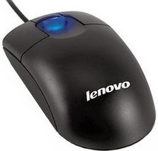 Фото оптической компьютерной мышки Lenovo 31P7405 USB + PS/2