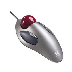 Фото оптической компьютерной мышки Logitech TrackMan Marble