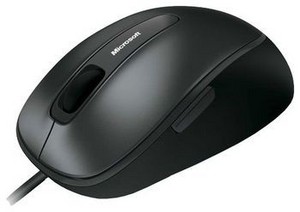 Фото оптической компьютерной мышки Microsoft Comfort Mouse 4500