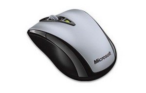 Фото лазерной компьютерной мышки Microsoft Wireless Notebook Laser Mouse 7000