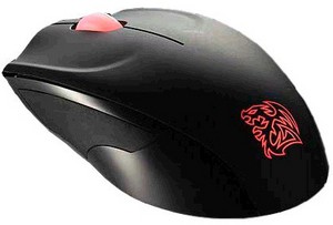 Фото оптической компьютерной мышки Thermaltake Azurues mini Gaming Mouse USB