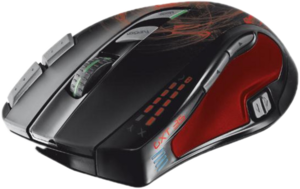 Фото лазерной компьютерной мыши Trust GXT 35 Wireless Laser Gaming Mouse USB