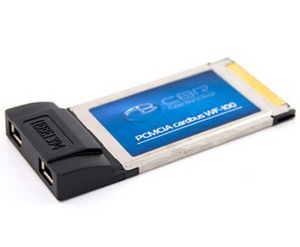 Фото адаптера PCMCIA на 2 порта IEEE 1394 CBR KC-IE2