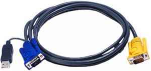 Фото кабеля KVM USB ATEN 2L-5206UP