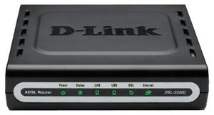 Фото роутера D-Link DSL-2520U