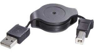 Фото Кабель USB2.0 A-B Vivanco NBK USB REELER 1.2m