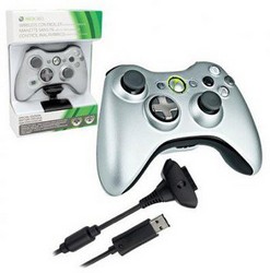 Фото Microsoft Xbox 360 Wireless Controller+аккумулятор+кабель QFF-00006