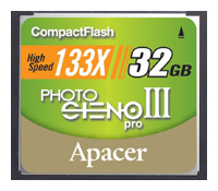 Фото флеш-карты Apacer CF 32GB 133X