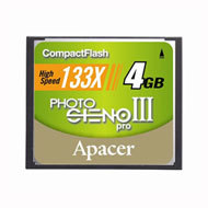 Фото флеш-карты Apacer CF 4GB 133X