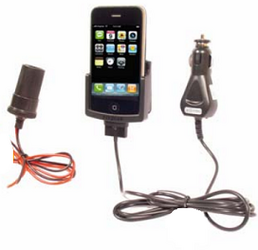 Фото автомобильного держателя для Apple iPhone 4 Fix2Car 60107 с зарядкой