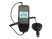 Фото автомобильного держателя для HTC Touch HD T8282 с громкой связью и зарядкой