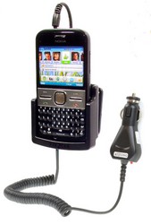 Фото автомобильного держателя для Nokia E5 Fix2Car 62105 с зарядкой