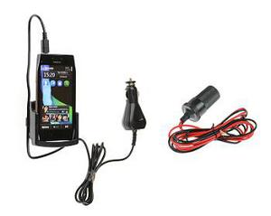 Фото автомобильного держателя для Nokia X7 Fix2Car 62351 с зарядкой
