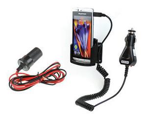 Фото автомобильного держателя для Sony Ericsson XPERIA Arc Fix2Car 63102 с зарядкой