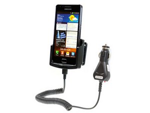 Фото автомобильного держателя для Samsung i9100 Galaxy S 2 Fix2Car 64212 с зарядкой