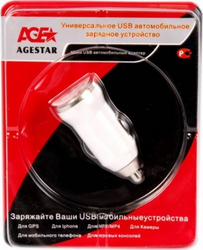 Фото автомобильной универсальной зарядки Agestar CH01-1U-700