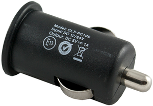 Фото автомобильной универсальной зарядки Partner USB 1A + micro USB кабель